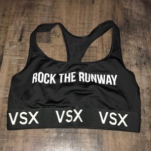 Black VS sports bra